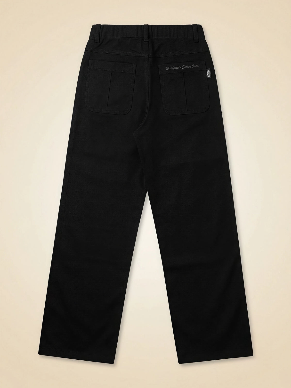 Boys Black Casual Loose Fit Trousers