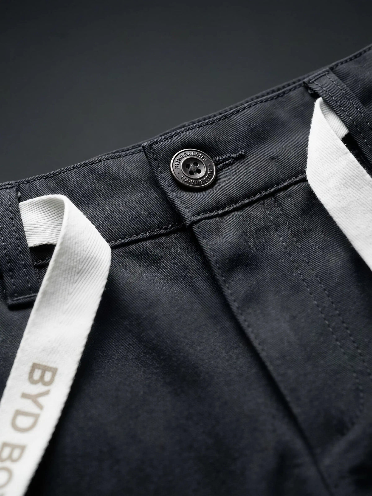 Boys Black Casual Loose Fit Trousers