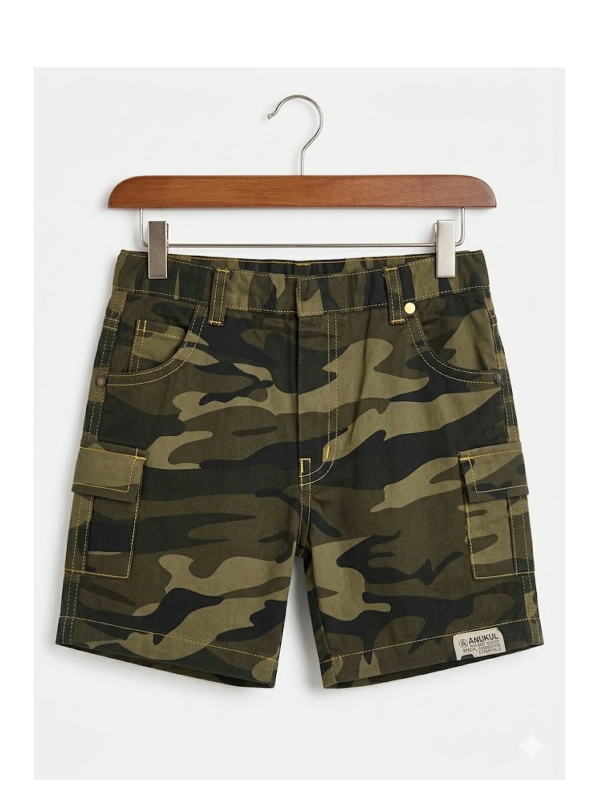 Boys Green Camo & Mustard Yellow Skate Graphic Co-ord Set