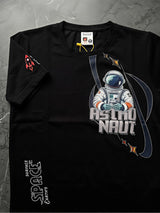 Boys Black Space Explorer Graphic T-Shirt