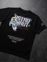 Boys Black Space Explorer Graphic T-Shirt