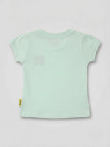 Girls Light Green Disney Frozen Graphic T-Shirt
