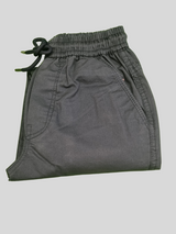 Boys' Black Utility Cargo Joggers – ‘Focus Denim’ Street-Style Comfort Pants
