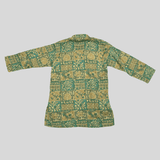 Boys Traditional Printed Chudidar Kurta Set - Green