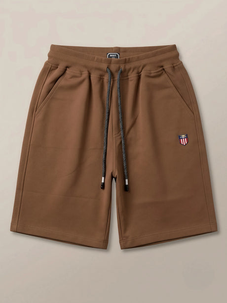 Boys Classic Brown Cotton Comfort Shorts