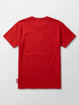 Boys Red Marvel Spider-Man Printed Cotton T-Shirt.