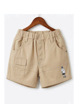 Boys Green Free Spirit Cotton T-Shirt and Cargo Shorts Set