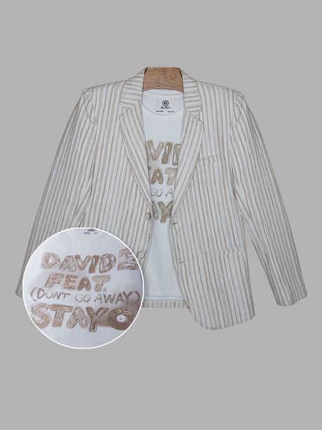 Boys Cream Shirt with inner