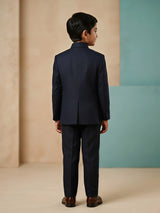 Boys Black Jodhpuri Suit Set.