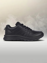 Bata B-First Unisex Black School Lace-Up Shoes.