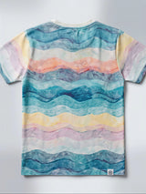 Boys Blue Graphic Print Crew Neck T-Shirt