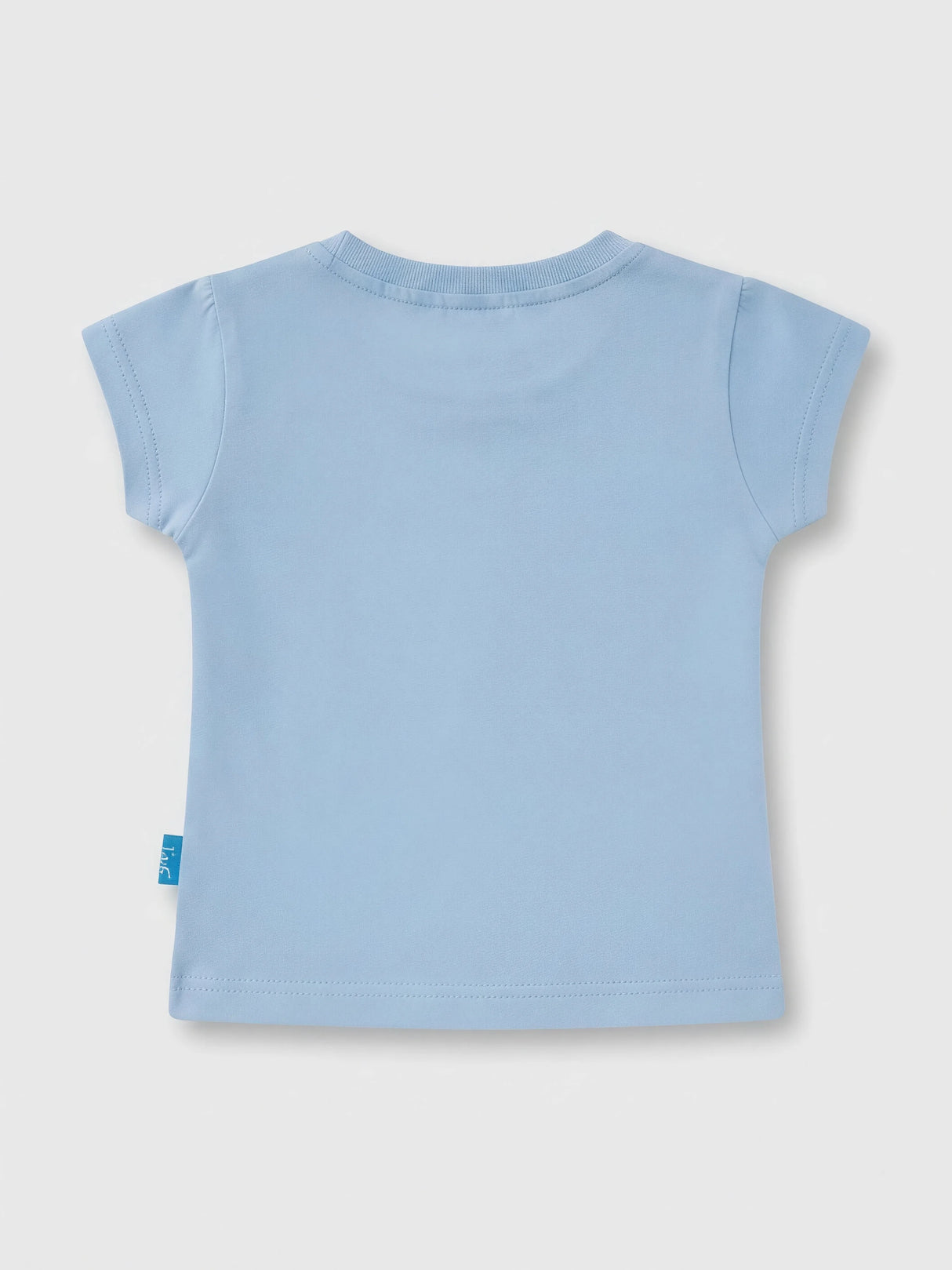 Girls Light Blue Minnie Mouse Printed T-Shirt