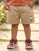 Boys Green Free Spirit Cotton T-Shirt and Shorts Set