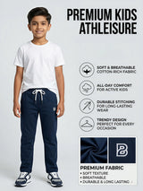 Trepo Boys Navy Blue Trackpants