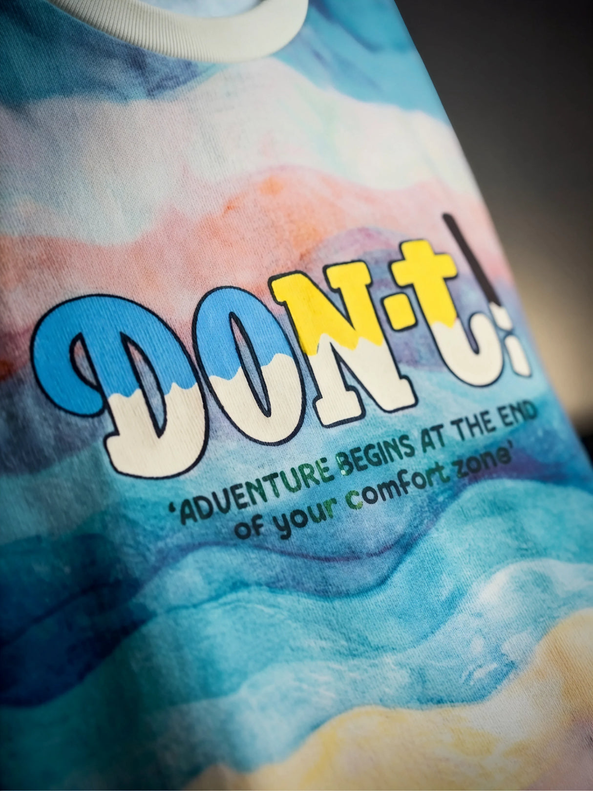 Boys Blue Graphic Print Crew Neck T-Shirt