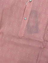 Pink Solid Kurta Pajama Set for Boys