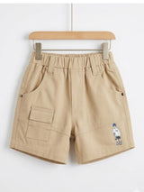 Boys Green Free Spirit Cotton T-Shirt and Shorts Set