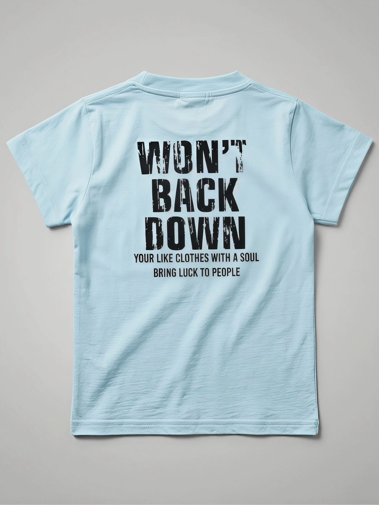 Boys Light Blue Bike Graphic Printed T-Shirt