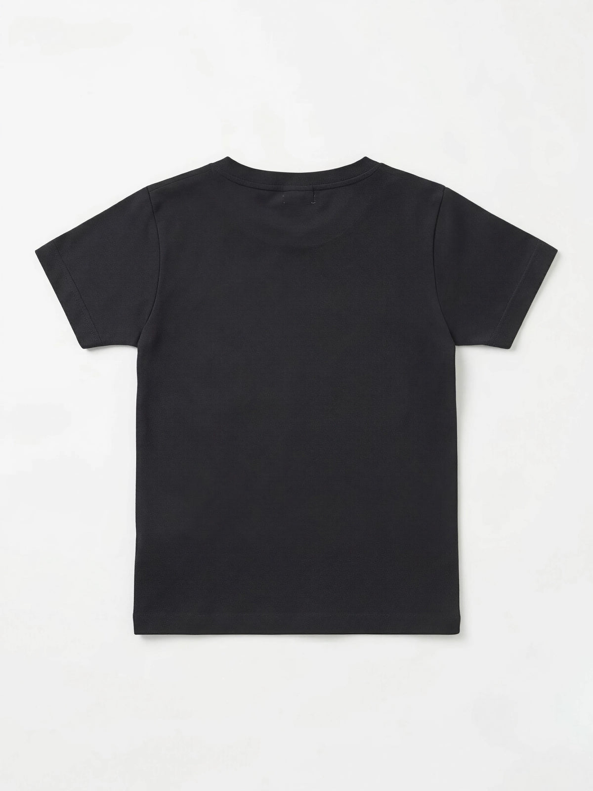 Black Graphic Printed Round Neck T-Shirt Casual Wear