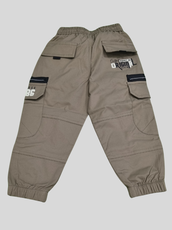 Boys' Utility Cargo Pants – “Awesome Good Vibes” Style
