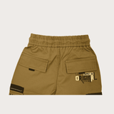 Boys Casual Fashion Cotton Joggers With Rib - P.Green
