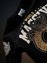 Boys Black Dragon Print T-Shirt - Massive Heavenly