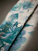 Girls Floral Printed Blue Palazzo Set.