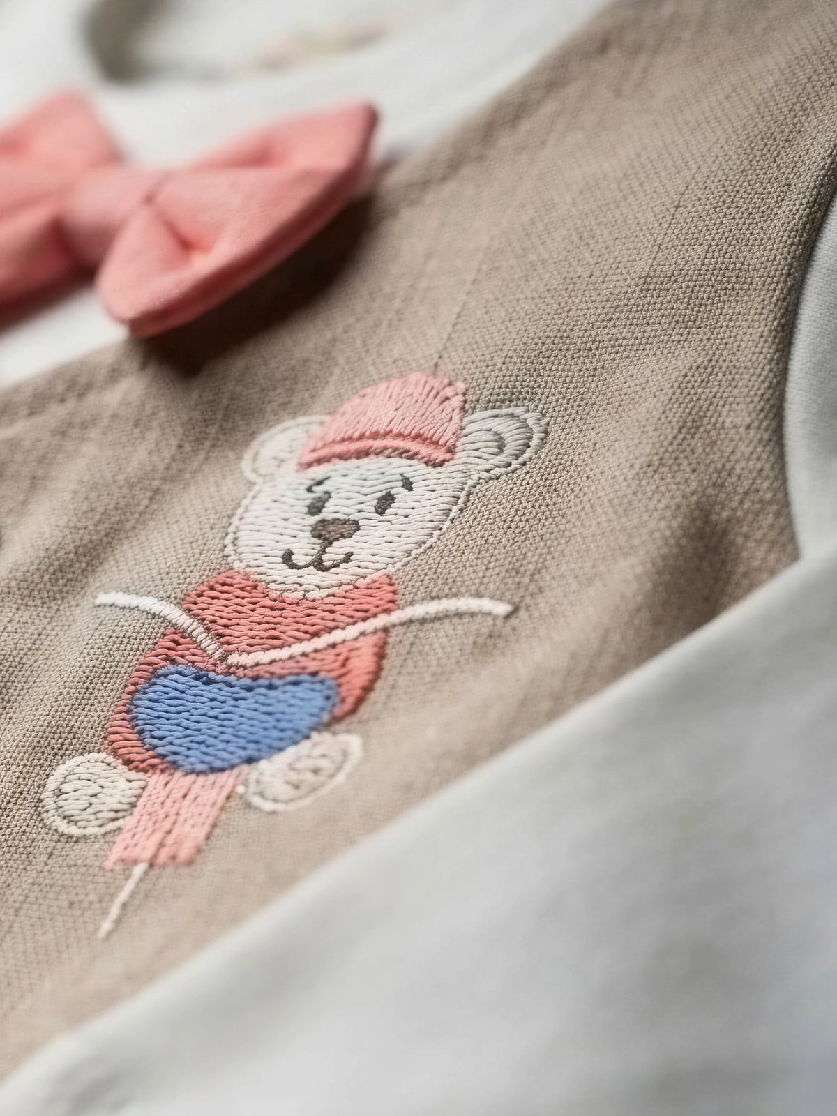 Boys Cream Waistcoat T-Shirt and Trousers Clothing Set.