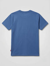 Boys Blue Marvel Iron Man Graphic Printed Round Neck T-Shirt.