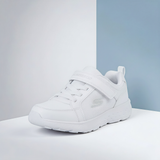 Skechers Unisex White Velcro School Shoes.