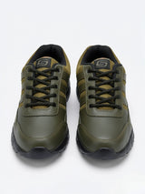 ProStride Olive Green Premium Lace-Up Sneakers.
