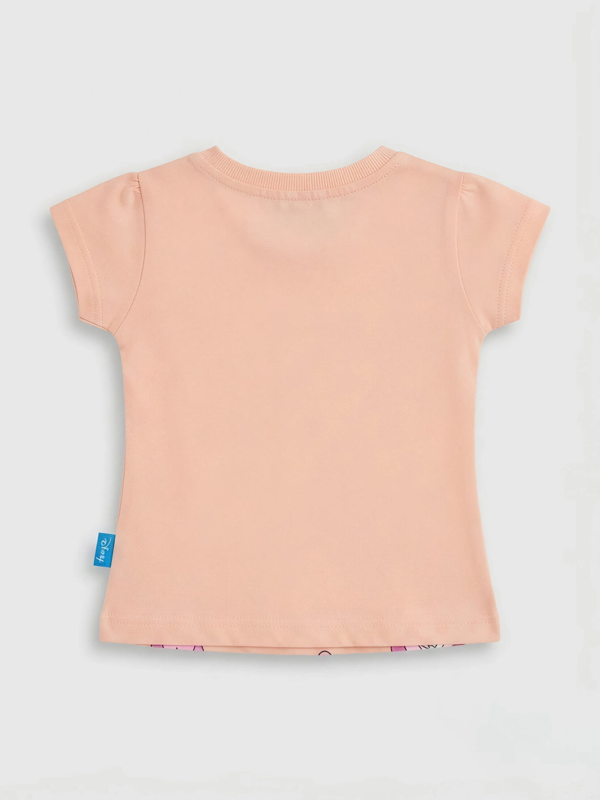 Girls Peach Daisy Duck Graphic T-Shirt