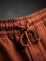 Boys' Burnt Orange Cotton Trackpants