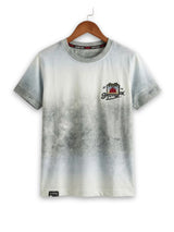 Boys Green Ombre Graphic Print T-Shirt