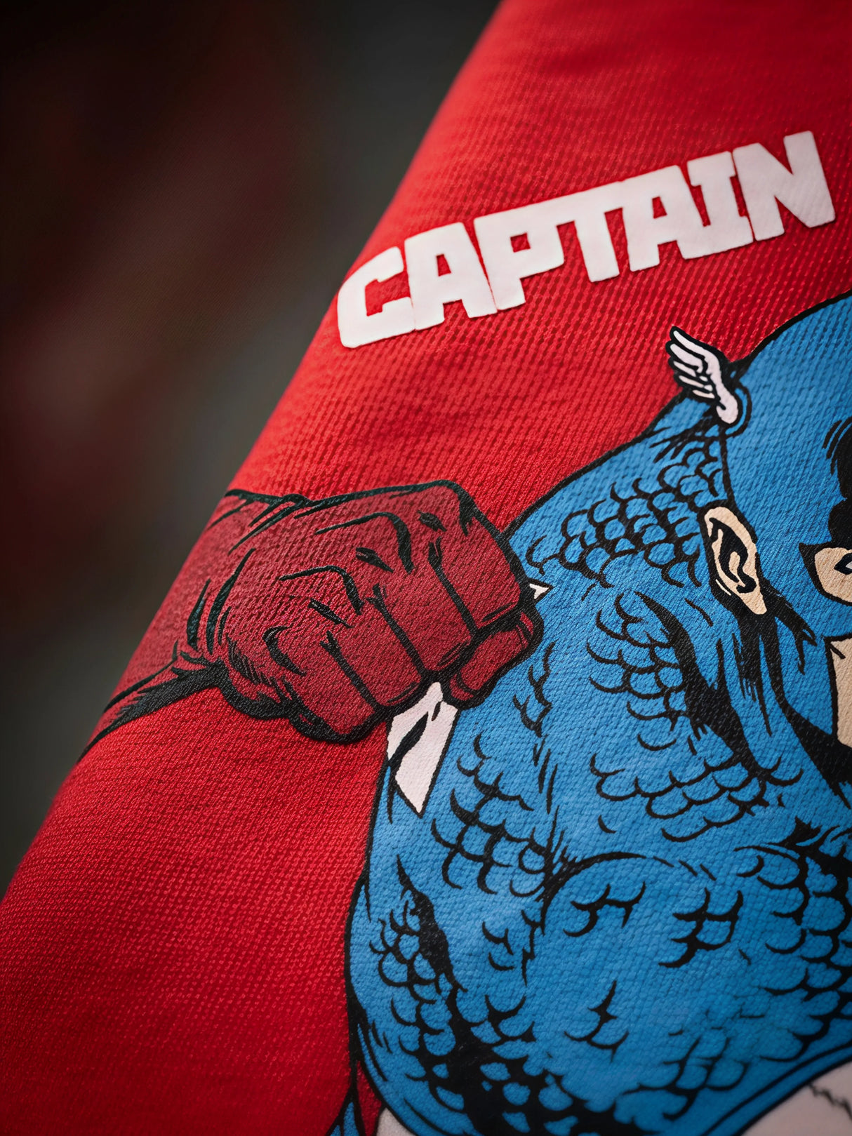 Boys Red Captain America Graphic T-Shirt