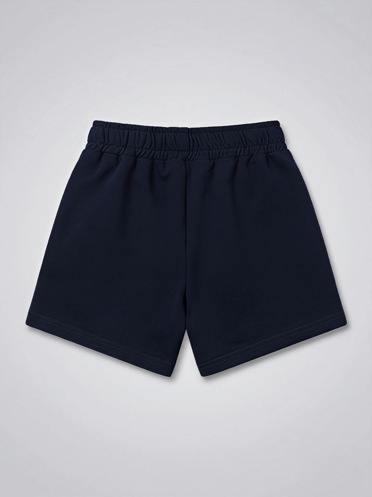 Girls Navy Blue Casual Cotton Shorts with Drawstring