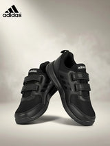 Adidas Element 1.0M Black Velcro School Shoes.