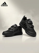 Adidas Fluo Black Velcro Unisex School Shoes.