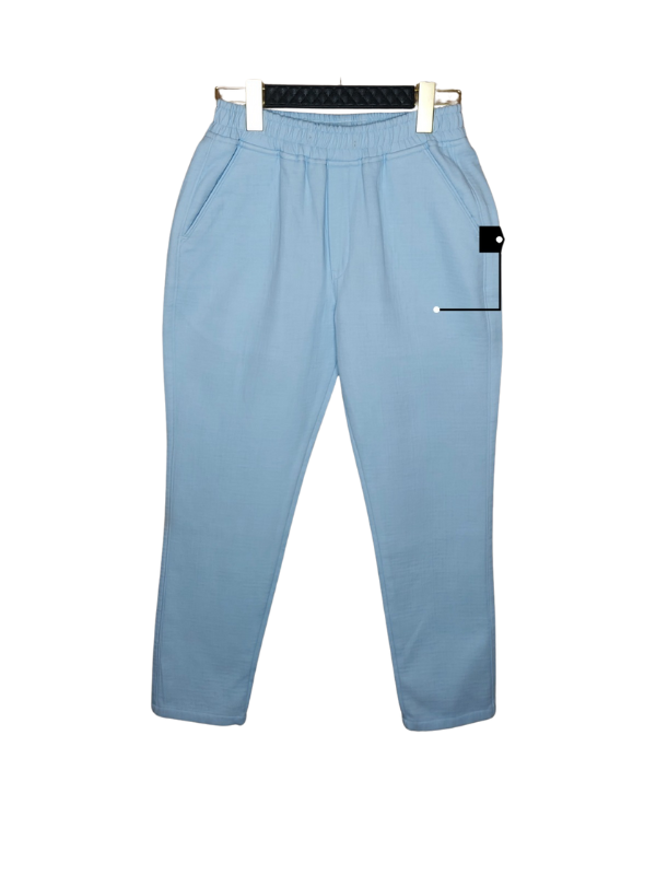 Boys' Light Blue Casual Knit Trousers