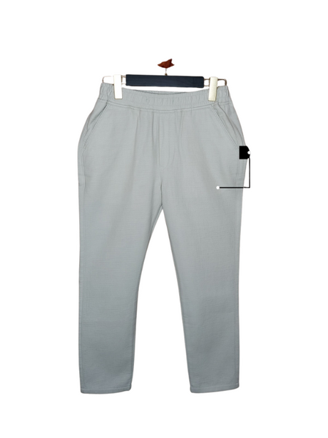 Boys' Light Grey Casual Knit Trousers