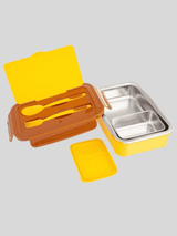 Dubblin Lunch Box Steel Buffet 750 Ml Yellow For Unisex
