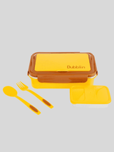 Dubblin Lunch Box Steel Buffet 750 Ml Yellow For Unisex