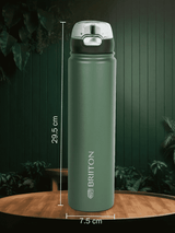 Briiton Water Bottle Titus Steel 750 Ml Green For Unisex
