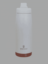 Briiton Water Bottle Cosmos Steel 1000 Ml White For Unisex