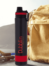Dubblin Water Bottle Trump Steel1000 Ml Red For Unisex