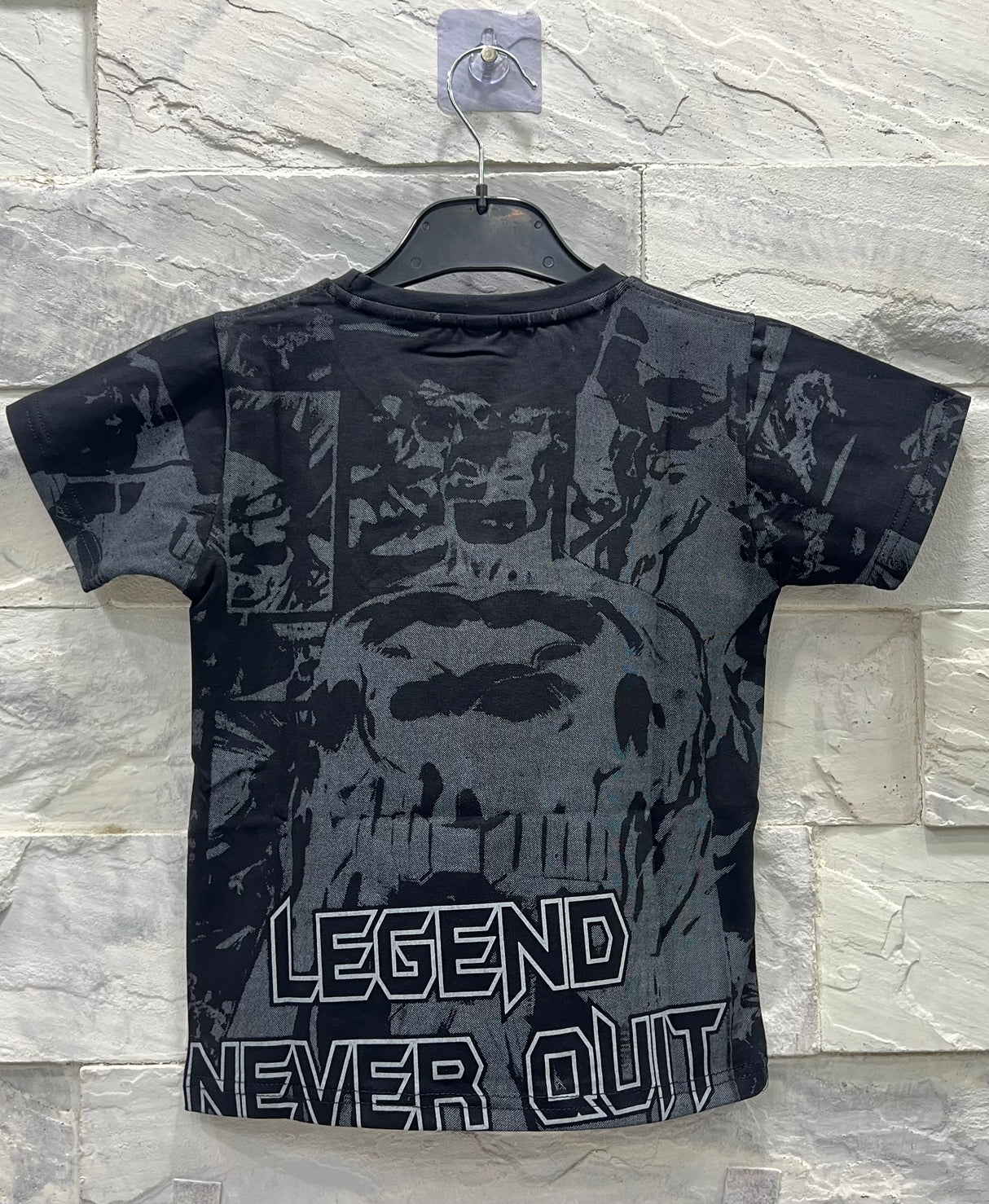 Boys Black Batman Graphic T-Shirt - The Dark Knight Rises Edition