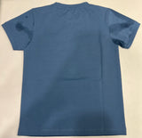 Boys blue Printed Cotton Blend Regular T-Shirt