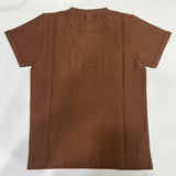 Kids Brown PROUD Print T-Shirt