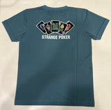 Kids Blue Strange Poker Graphic T-Shirt