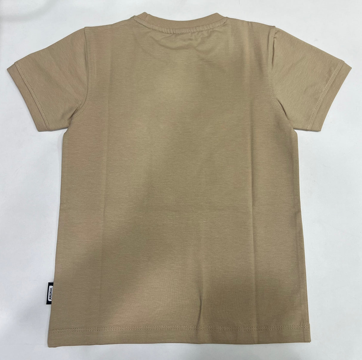 Kids cream Bear Graphic T-Shirt/regular cotton t-shirt